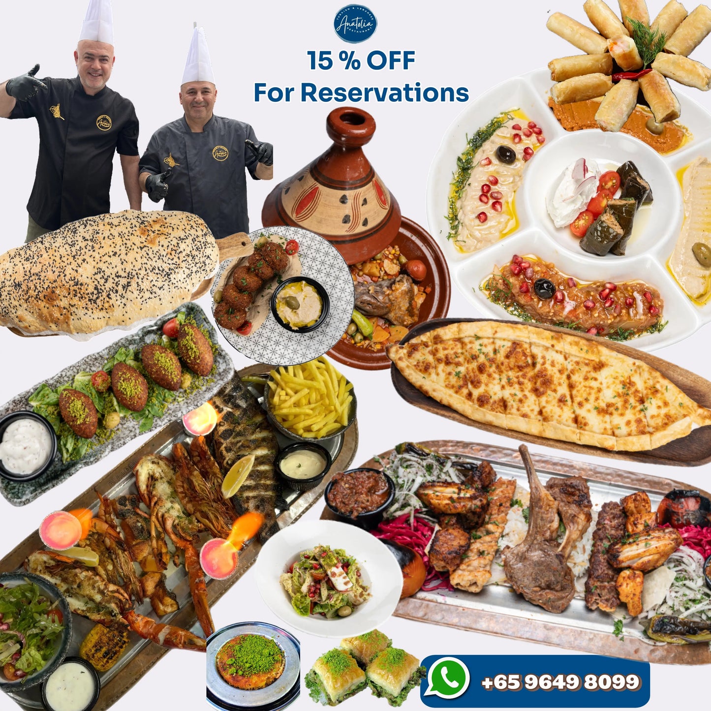 Reservation Anatolia Turkish Restaurant