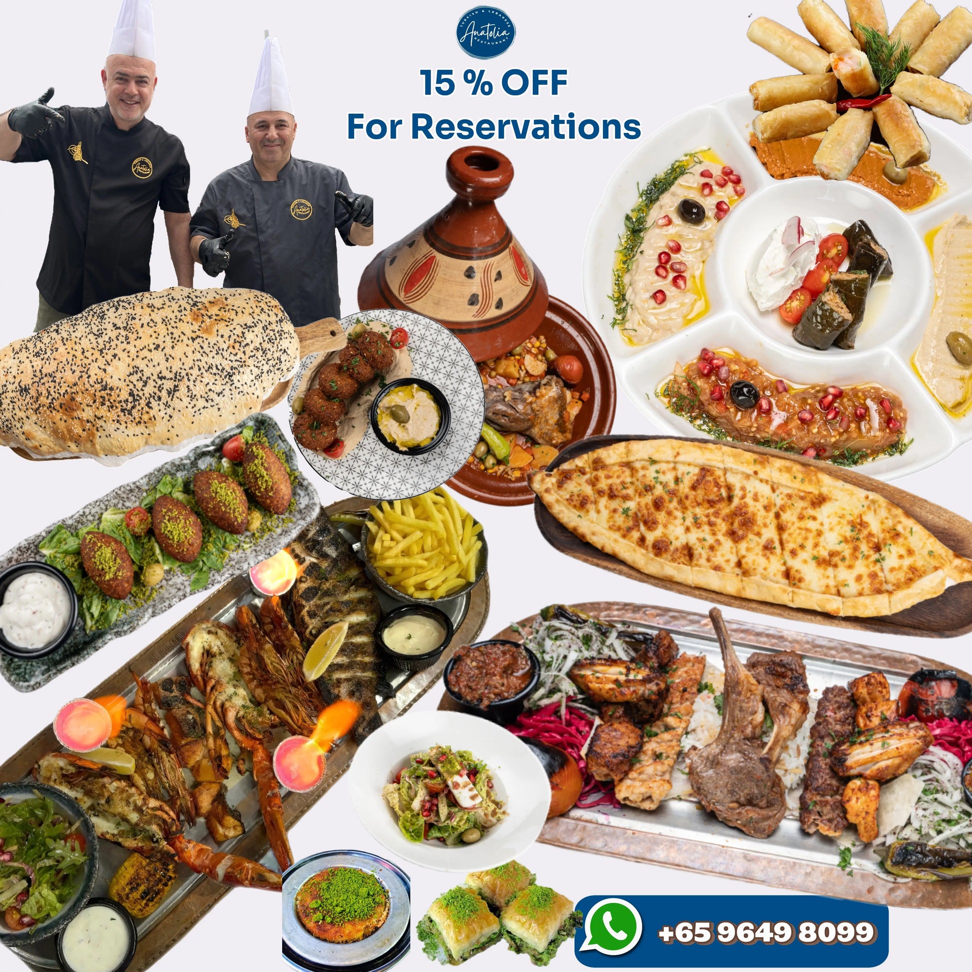 Reservation Anatolia Turkish Restaurant