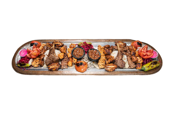 Traditional mix mandi 4 pax sharing platter at Anatolia Restaurant Singapore