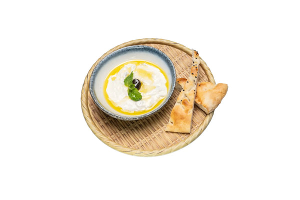 Turkish tzatziki yogurt dip with fresh bread at Anatolia Turkish Restaurant in Singapore