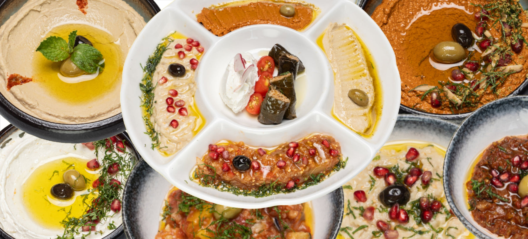 turkisf food - mezza platter