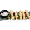 Traditional Turkish Börek pastry filled with cheese and herbs, served warm at Anatolia Turkish Restaurant Singapore