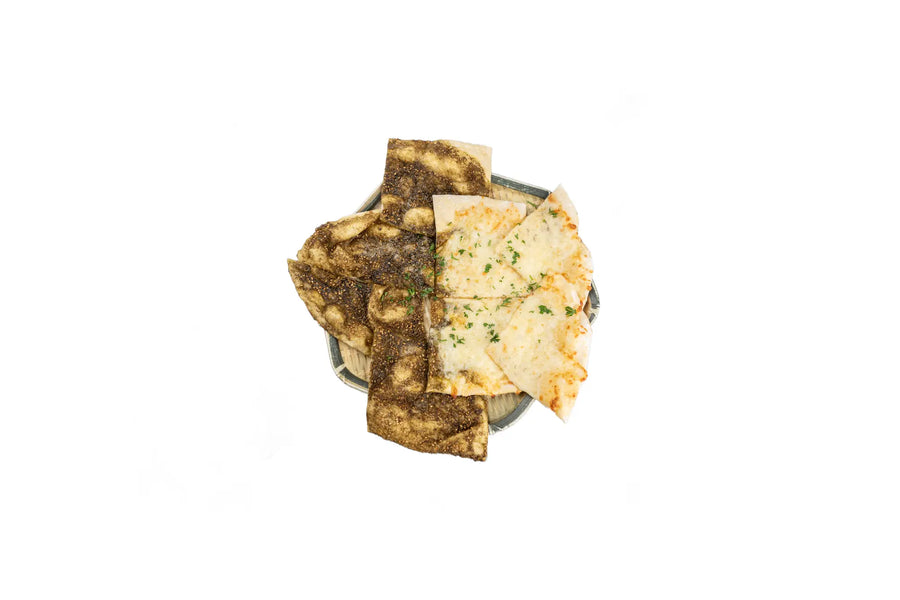 Cheese and zaatar flatbread served at Anatolia Restaurant Singapore
