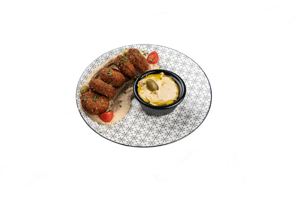 Falafel served with hummus and dip at Anatolia Restaurant Singapore
