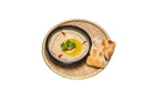 Hummus served with Turkish bread at Anatolia Restaurant Singapore