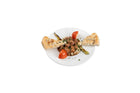 Hummus with lamb served with Turkish bread at Anatolia Restaurant Singapore