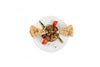 Turkish hummus lamb plate with grilled vegetables at Anatolia Restaurant Singapore