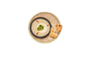 Creamy hummus with olive oil and mint at Anatolia Restaurant Singapore
