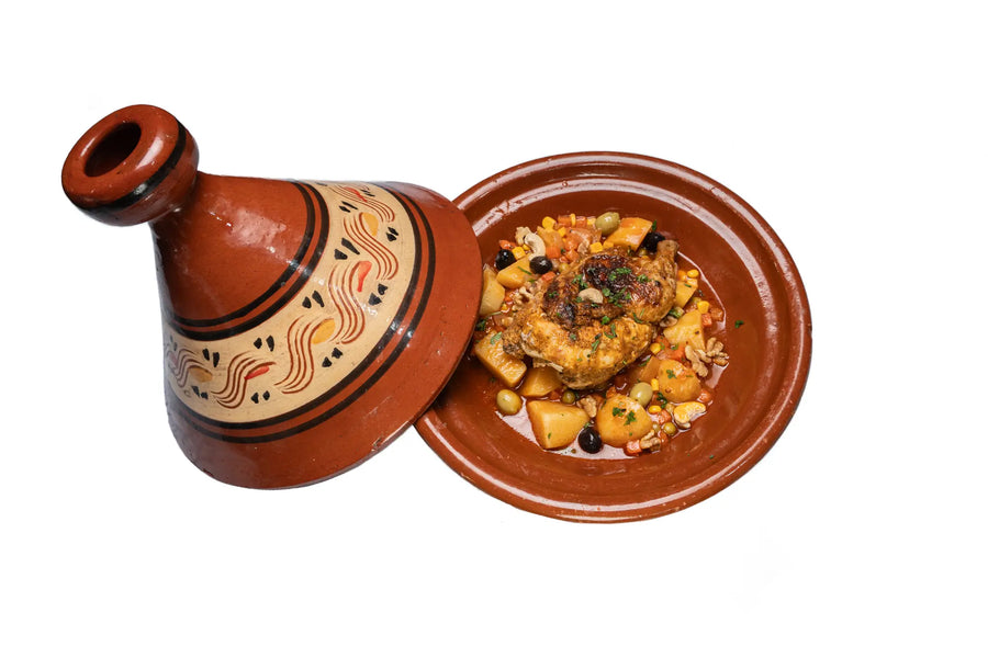 Chicken tagine with vegetables served at Anatolia Restaurant Singapore
