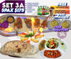 Ramadan Iftar Set 3A for 5 pax with mixed mandi lamb shanks, mezza platter, lavash bread, kunefe and drinks Singapore.