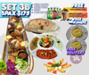 Ramadan Iftar Set 3B for 5 pax with mixed grill platter, mezza platter, lavash bread, kunefe and drinks Singapore.