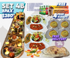 Ramadan Iftar Set 4B for 8 pax with mixed grill platter, mezza platters, lavash bread, kunefe and drinks Singapore.
