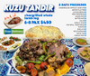 Kuzu Tandir whole lamb leg for 6 to 8 pax with mandi rice, mezza platter, salad and desserts Singapore.